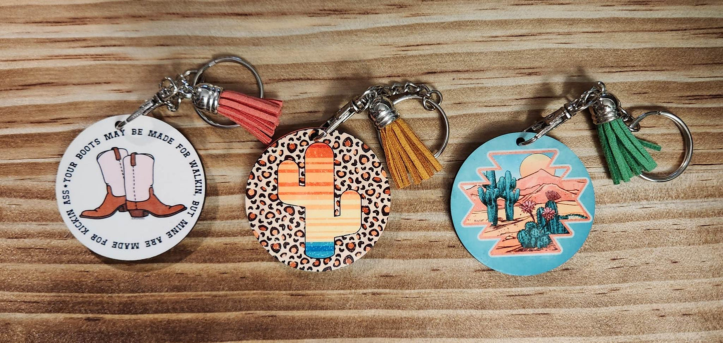 Customizable keychains